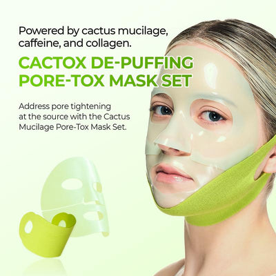 Cactox De-Puffing Pore Tox V-Lifting Set