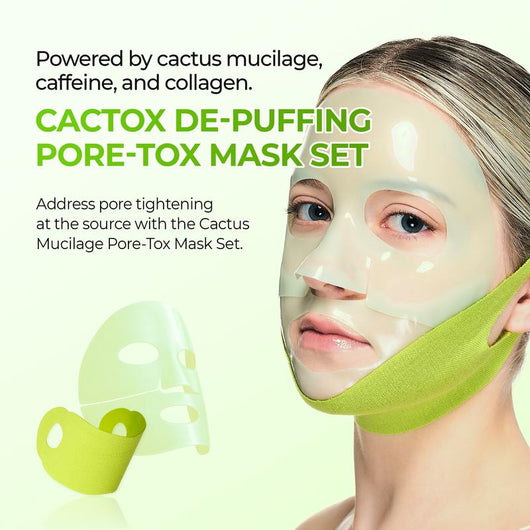 Cactox De-Puffing Pore Tox V-Lifting Set