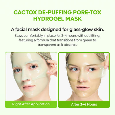 Cactox De-Puffing Pore Tox V-Lifting Set