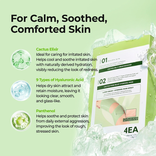 Cactox De-Puffing Pore Tox V-Lifting Set
